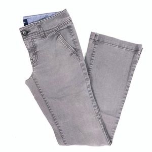 American Eagle 00 Gray Bootcut Uniform Pants